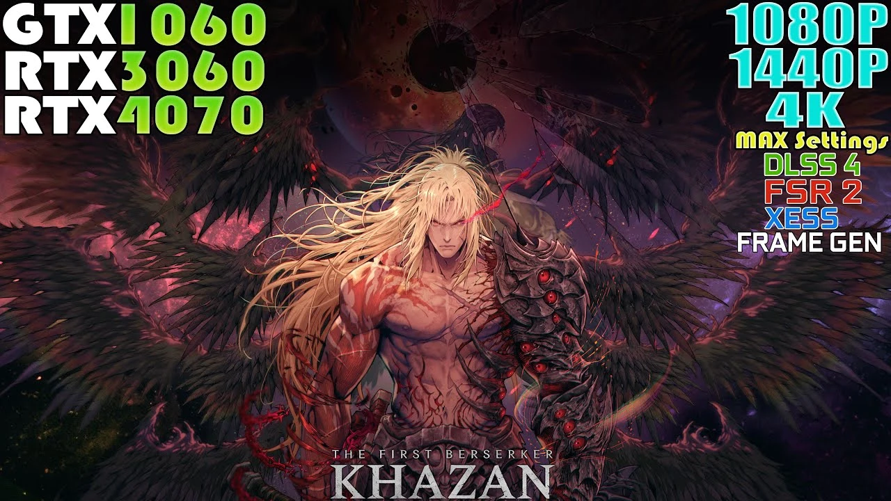 Анализ релизной версии The First Berserker: Khazan на GTX 1060, RTX 3060 и RTX 4070