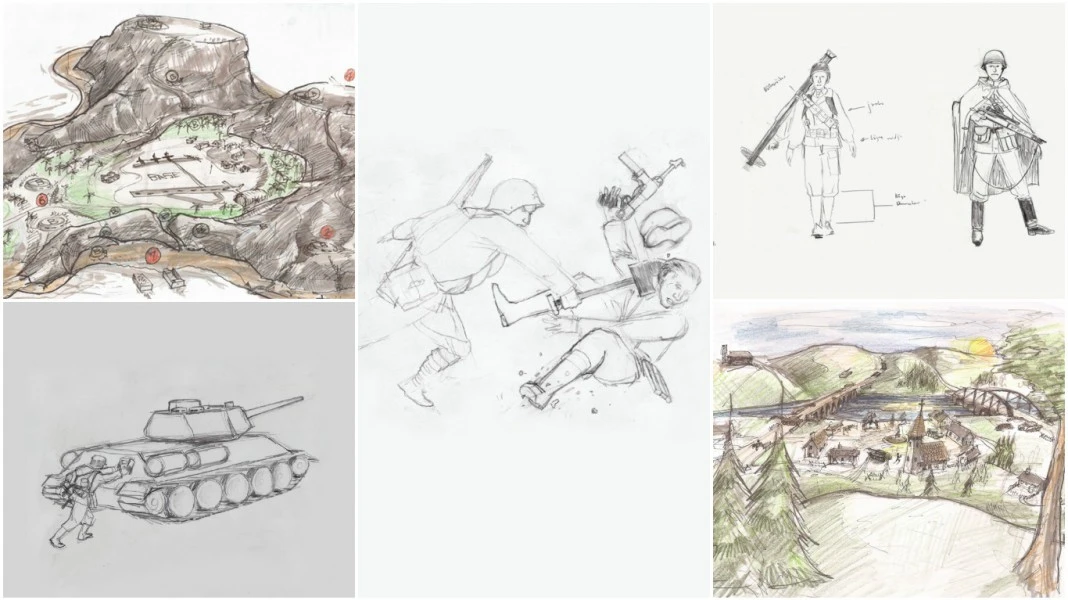 Battlefield 1942: концепт-арт, идеи, ограничения