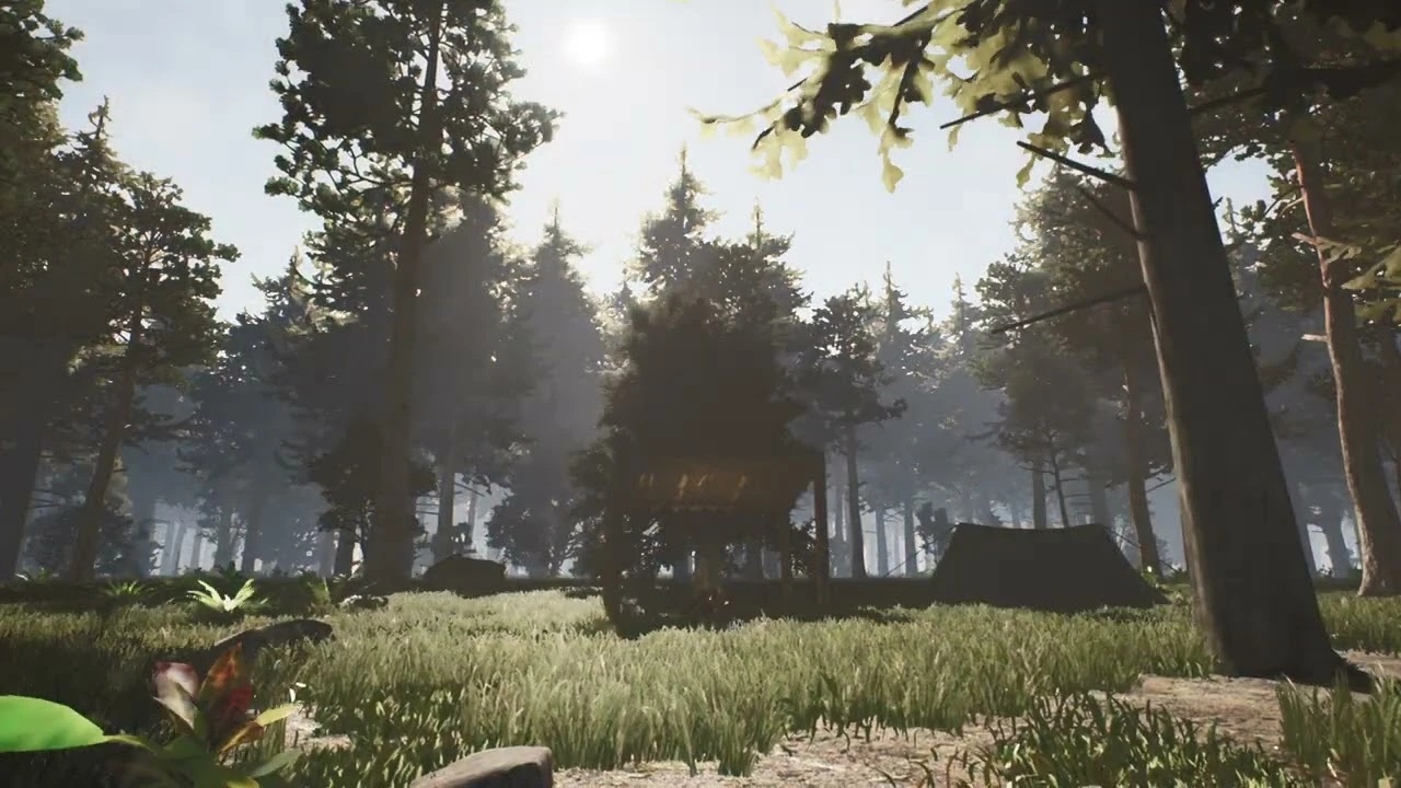 Демонстрация смены дня и ночи Alone on the Lost Isle - ускоренная версия