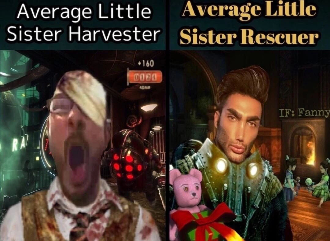 Жнец и Спаситель маленьких сестричек