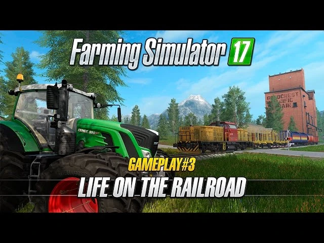 Железная дорога в Farming Simulator 17
