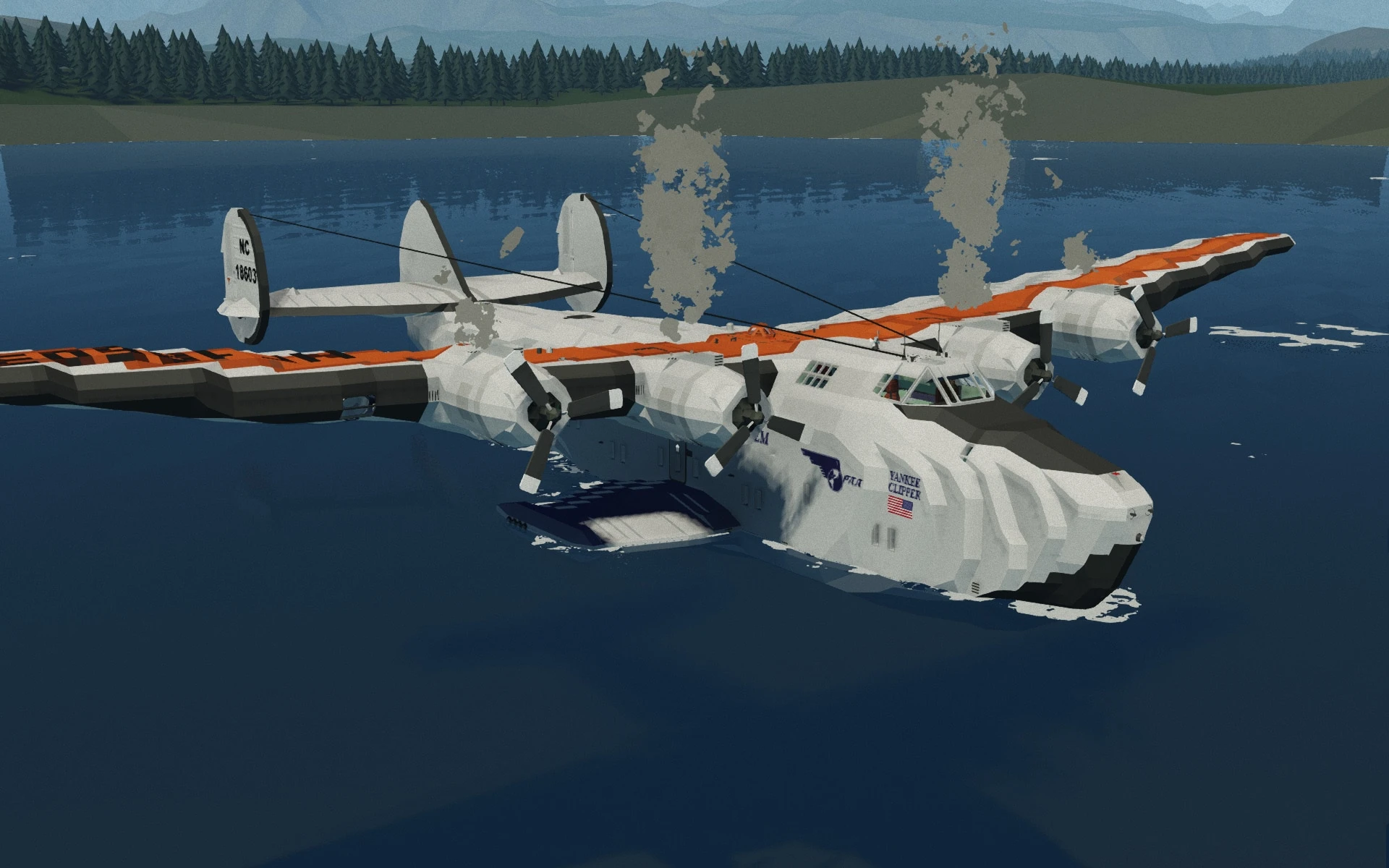 Stormworks: Build and Rescue "Гидросамолёт Boeing 314 Янки Клипер"