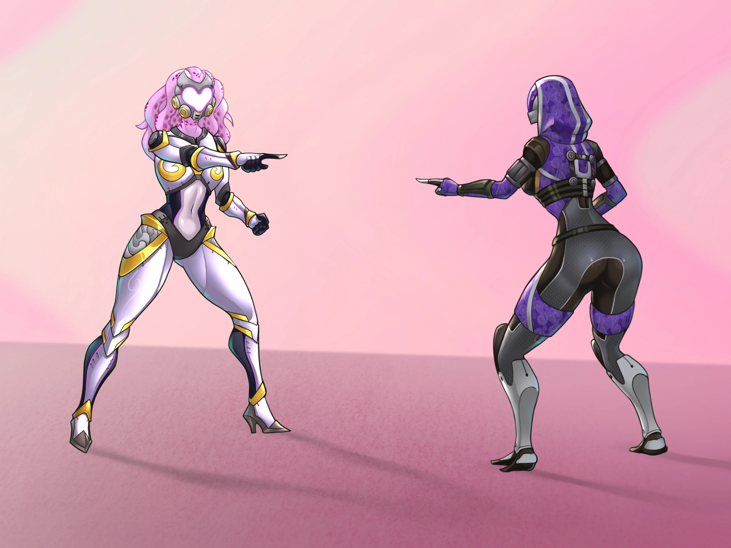 Встретились как то Охотница и Тали