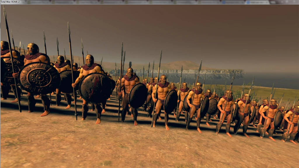 Total War: Rome 2 "Leonidas and his 300 spartans by jujaswe"
