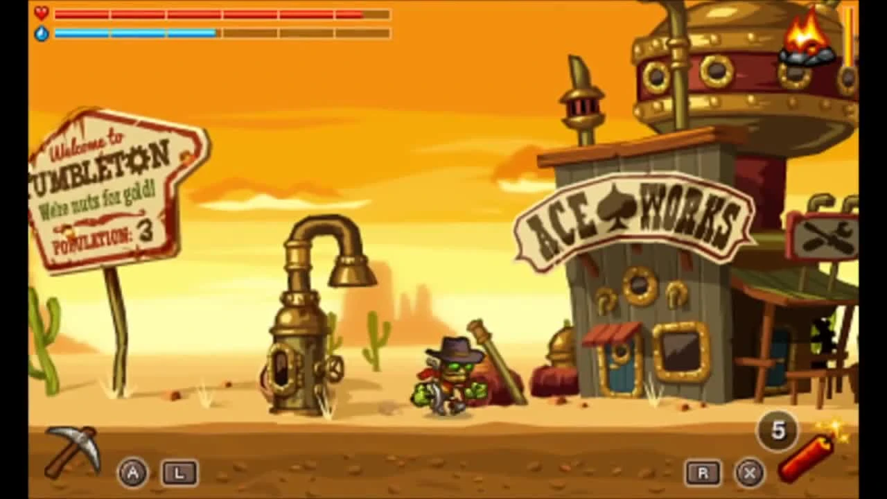 SteamWorld Dig "Релизный трейлер Nintendo 3DS"
