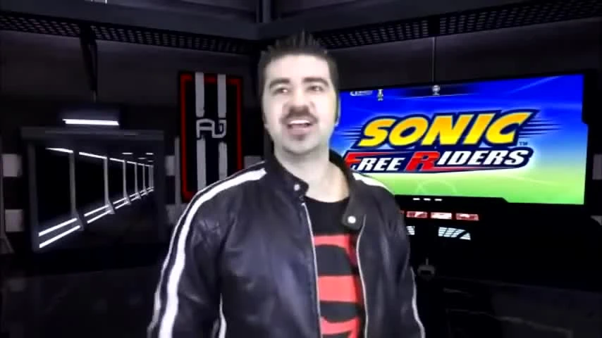 Sonic Free Riders - обзор от Angry Joe [Русская озвучка]