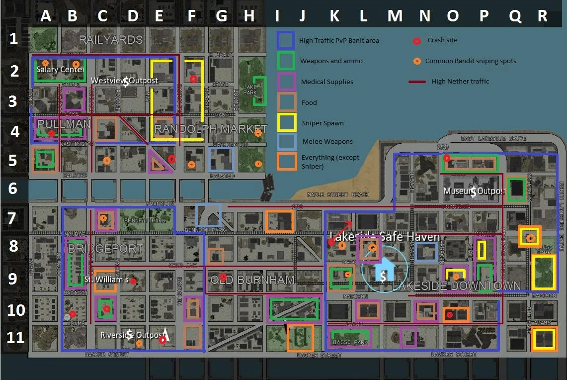 Nether "All Useful Maps[OLD, REWORKING] Карты расположеиния лута!"