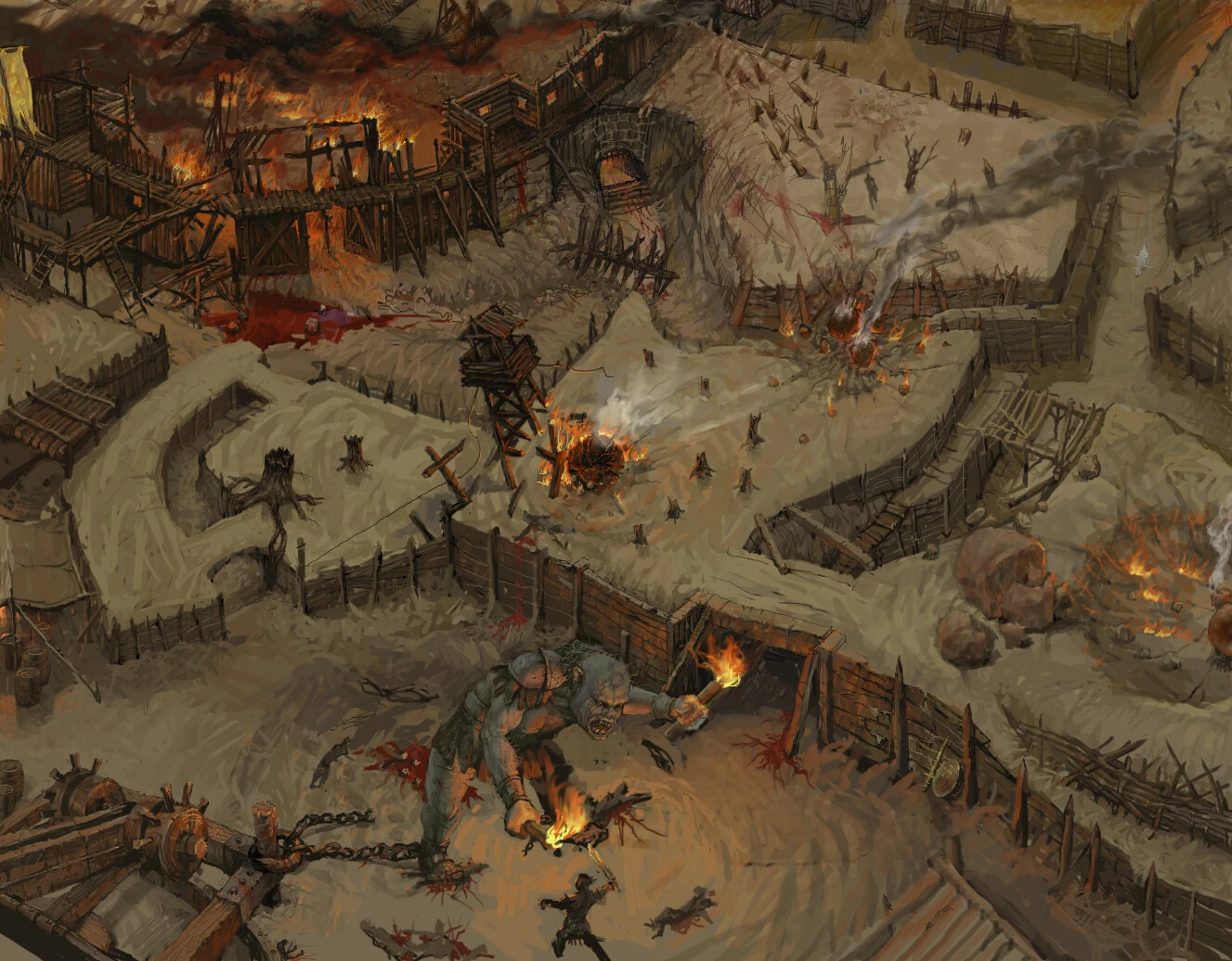 В сети появилось несколько новых скриншотов и концепт-артов первой версии Diablo 3