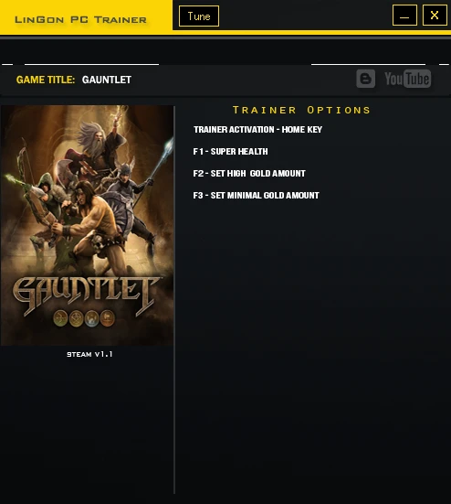 Gauntlet (2014): Трейнер/Trainer (+3) [1.1] {LinGon}