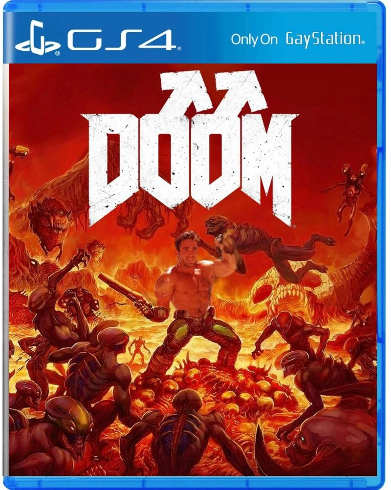 Гачи-обложка DOOM