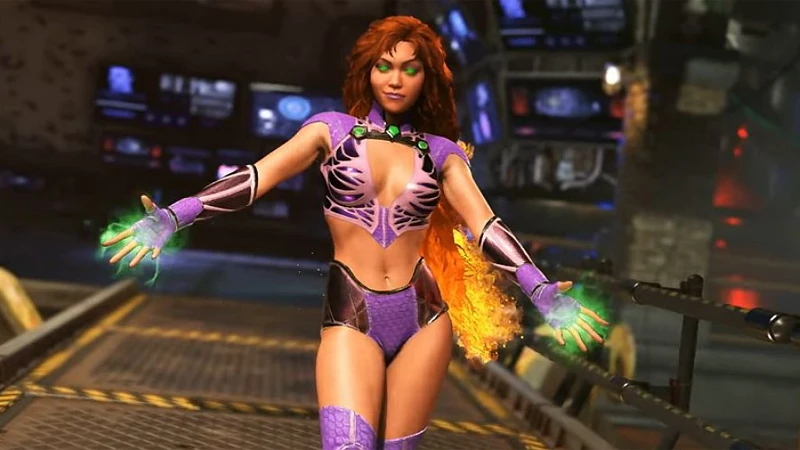 Геймплейный трейлер супергероини Старфайер из Injustice 2