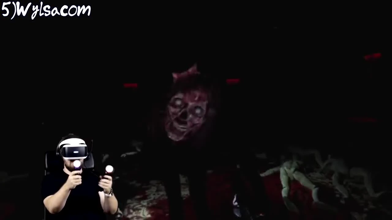 Реакции Летсплейщиков" на Кровавого Монстра из Until Dawn: Rush of Blood