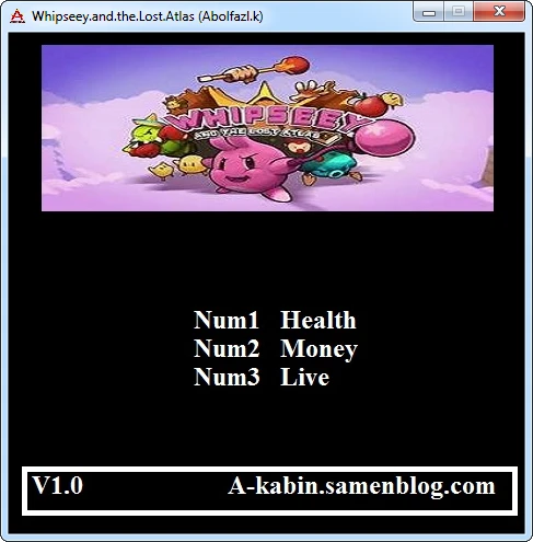 Whipseey and the Lost Atlas: Трейнер/Trainer (+3) [1.0] {Abolfazl.k}