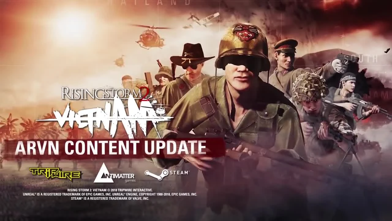 Rising Storm 2: Vietnam - Релизный трейлер ARVN Update