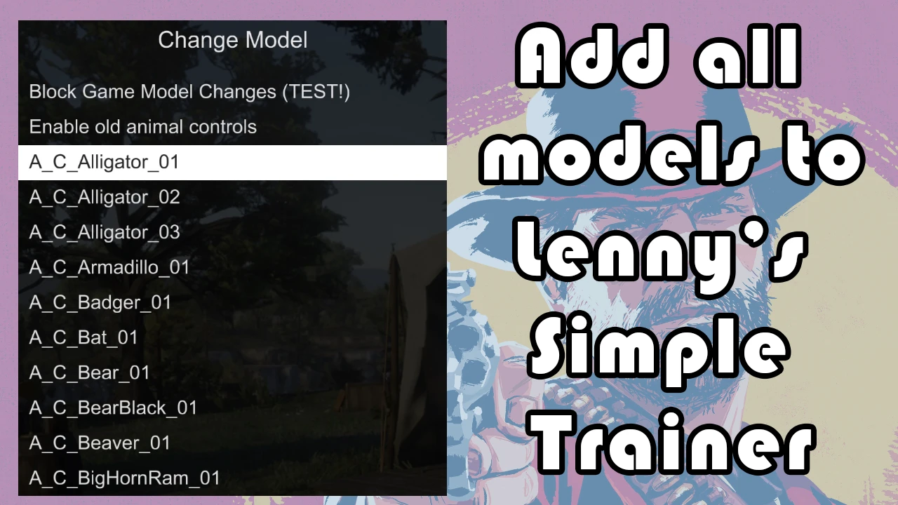Red Dead Redemption 2: LSTiniGenerator (Для Lenny's Simple Trainer)