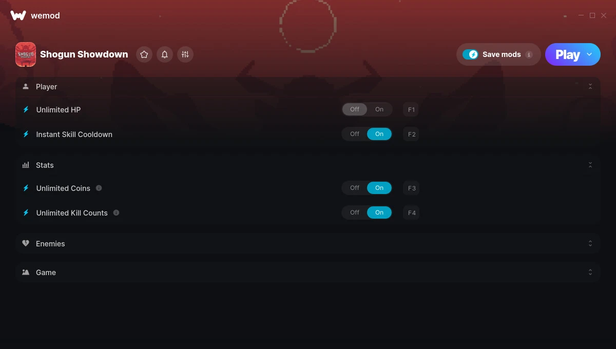 Shogun Showdown "Трейнер +6" [UPD: 15.08.2025] {ColonelRVH / WeMod}