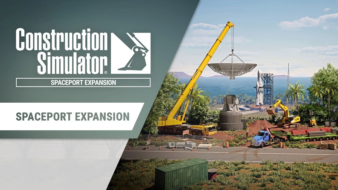 Construction Simulator получила расширение со строительством космопорта