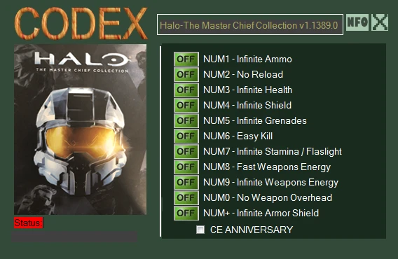 Halo: Combat Evolved Anniversary: Трейнер/Trainer (+11) [1.1389.0.0] {CODEX}