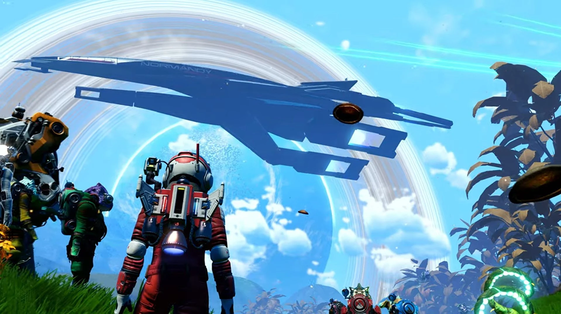 Игроки в No Man's Sky снова смогут обзавестись "Нормандией" из Mass Effect
