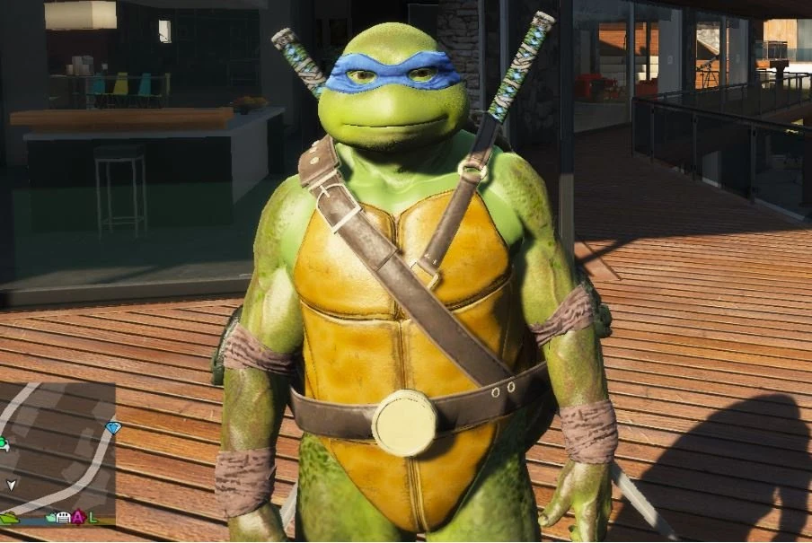GTA 5 "Леонардо из TMNT"