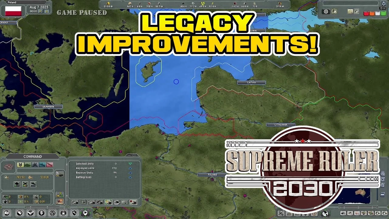 Геополитическая стратегия Supreme Ruler 2030 получила дату выхода