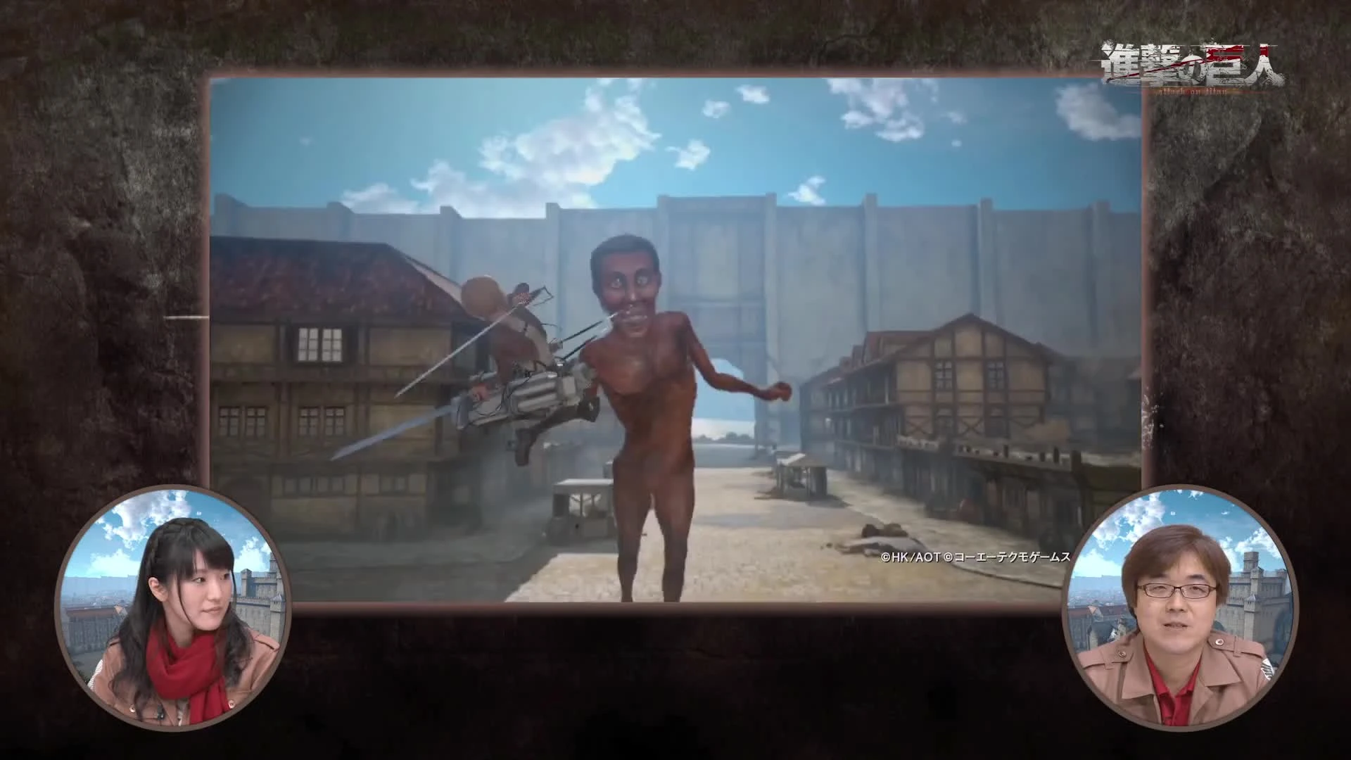 15 минут игрового процесса Attack on Titan на PS4