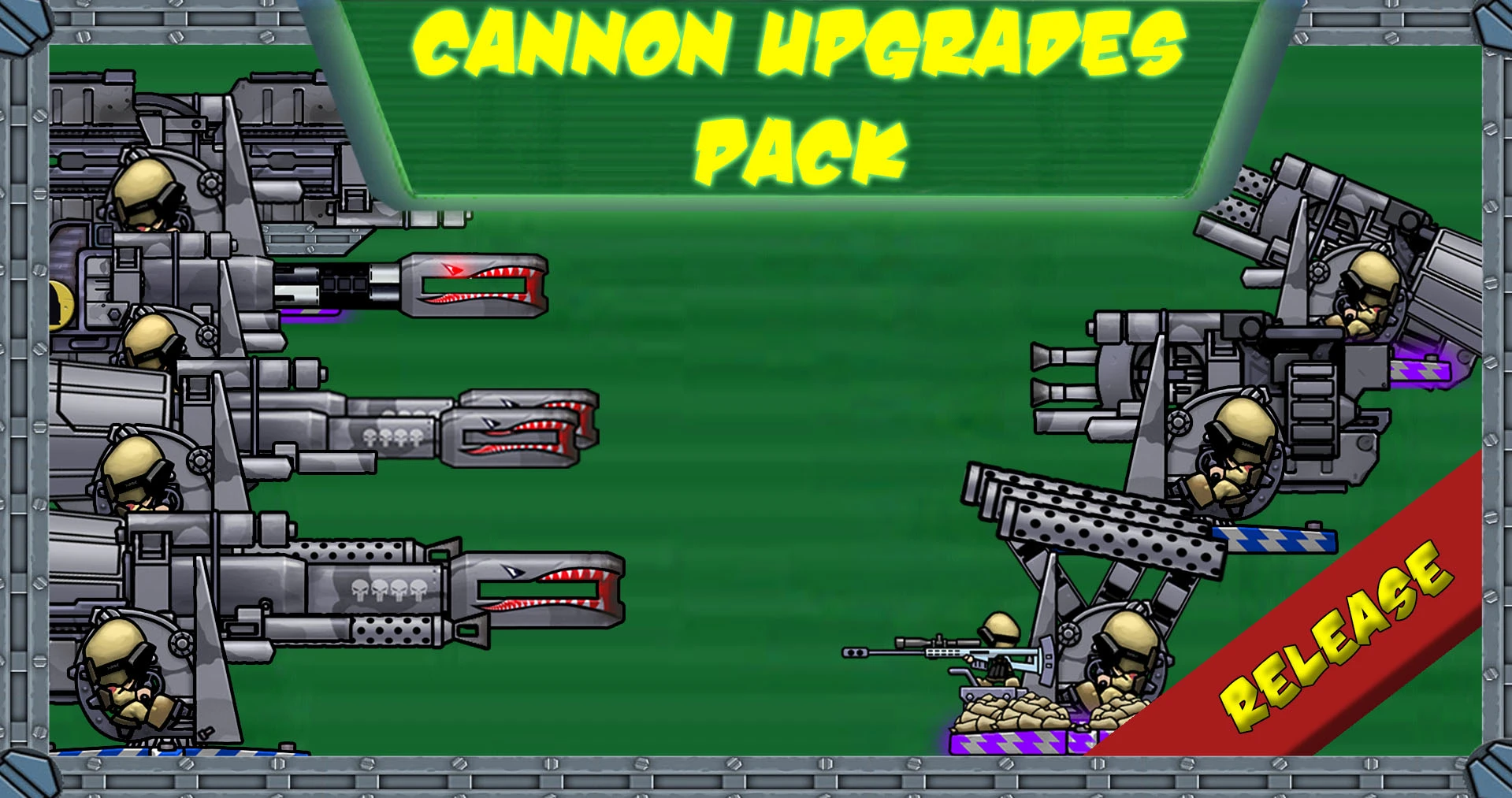 Forts "Дополнение-Мод - Новые ветки для улучшения пушек"