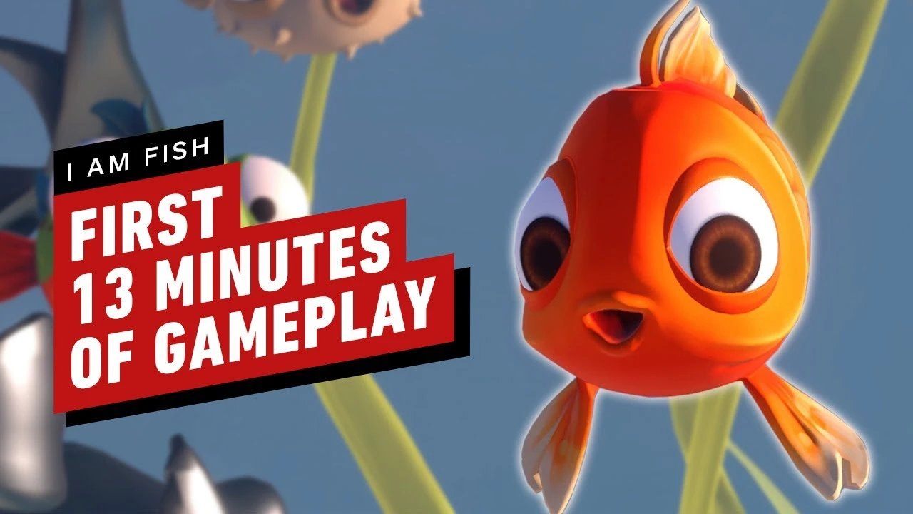 Первые 13 минут геймплея очаровательной игры про рыбок I Am Fish