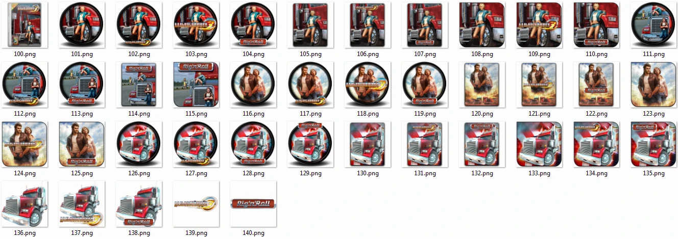 Rig'n'Roll "Дальнобойщики 3 - Покорение Америки - Иконки"