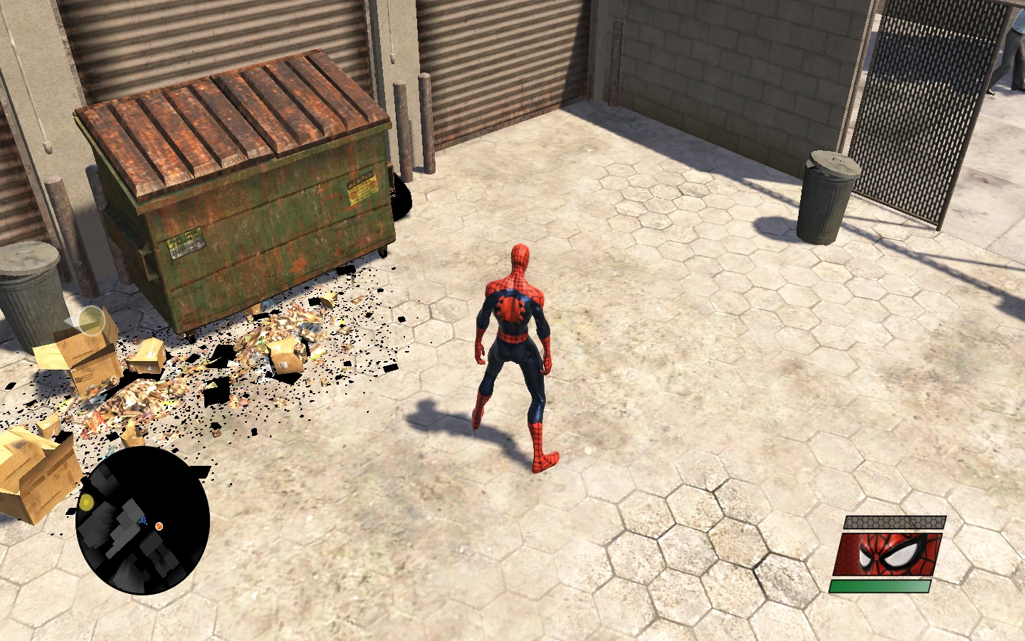 Spider-Man: Web of Shadows "Fix текстуры мусора"