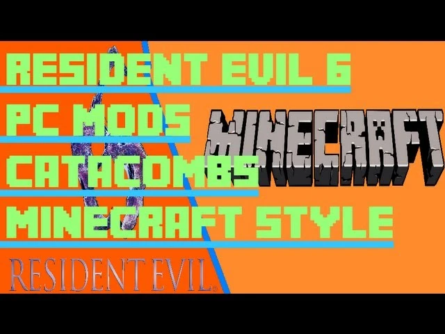 Resident Evil 6 "Катакомбы стиле Minecraft"