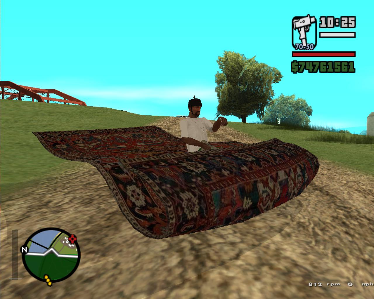 GTA SA "Flying Carpet [1.1] by Chong McBong"