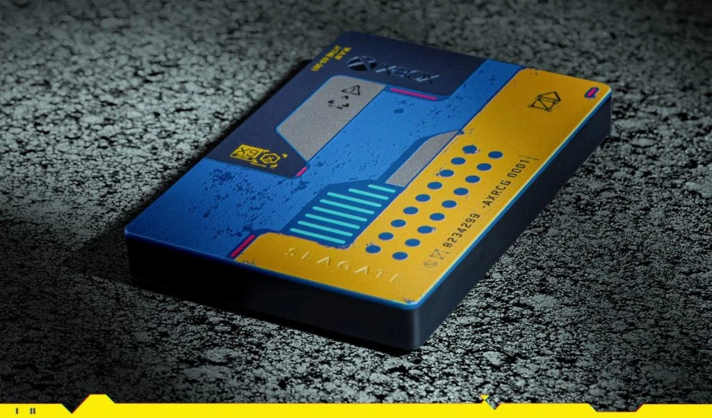 Внешний жёсткий диск в стиле Cyberpunk 2077 теперь можно купить в России