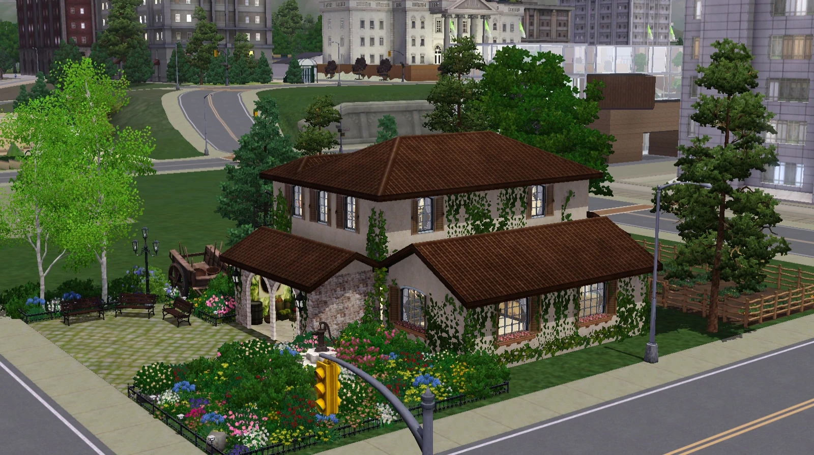 Sims 3 "Нектарник (Nektarnia "Winogronko")"