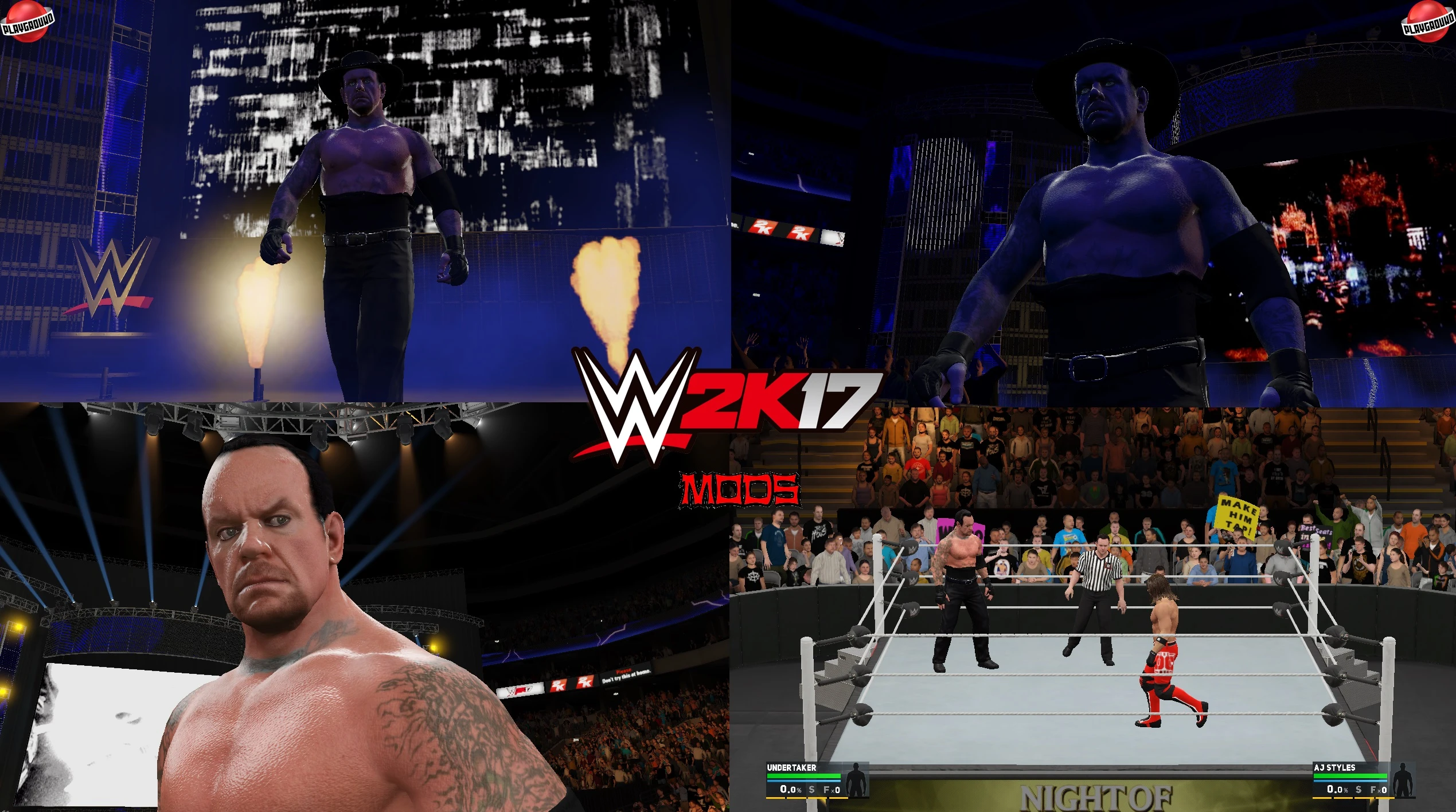 WWE 2K17 "Undertaker Raw 16.03.20 WWE 2K19 Port MOD"