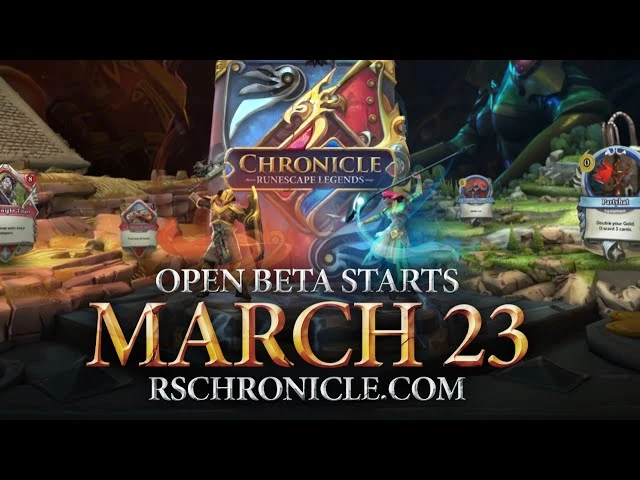 23 марта начнется открытый бета-тест Chronicle: RuneScape Legends