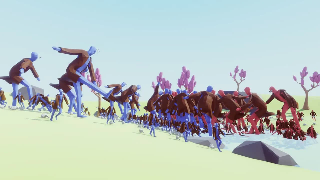 Totally Accurate Battle Simulator - Великаны против Викингов