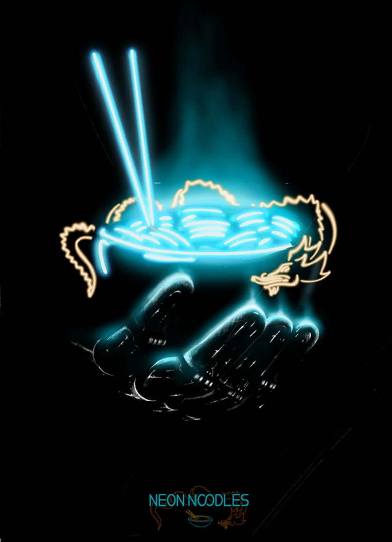 Neon Noodles - Cyberpunk Kitchen Automation