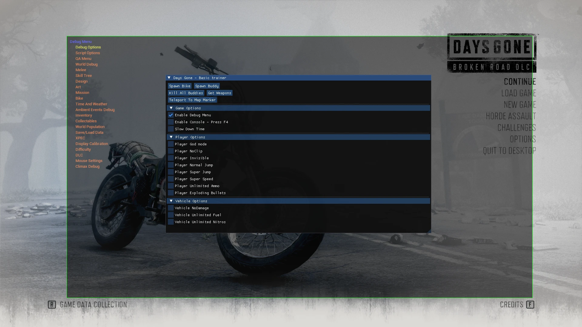 Days Gone Remastered "Мод-меню - 30+ функций" [2.3] {NoobBonker34}