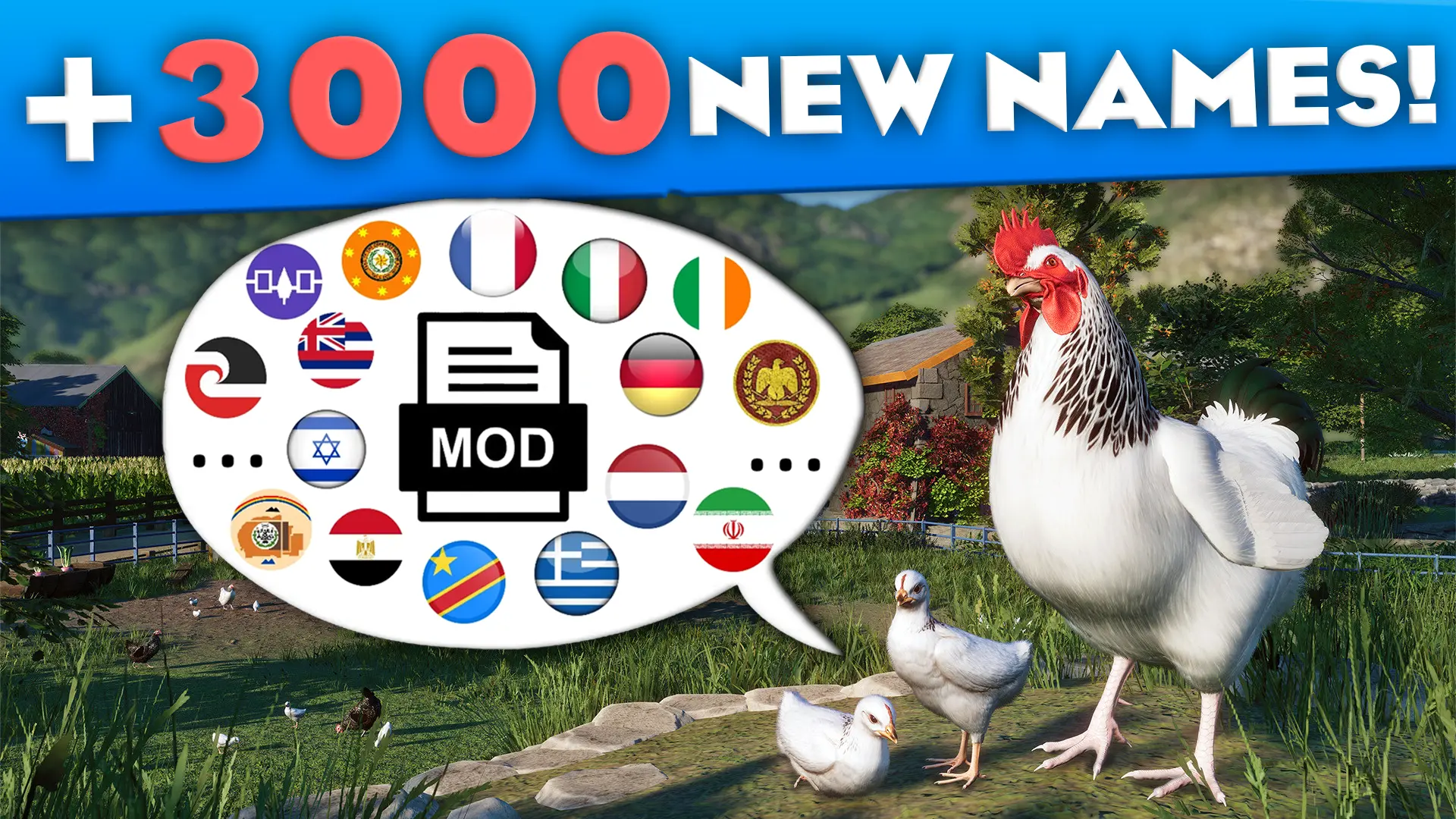 Planet Zoo "Больше имён животных"