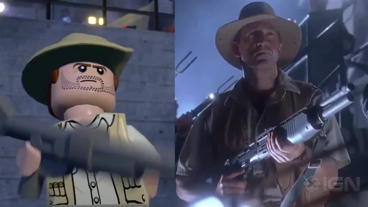 LEGO Jurassic World "Игра и фильм - точки соприкосновения"