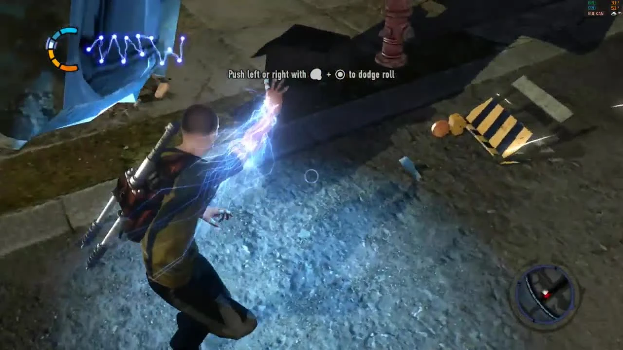 Infamous 2 - как игра выглядит на эмуляторе PS3