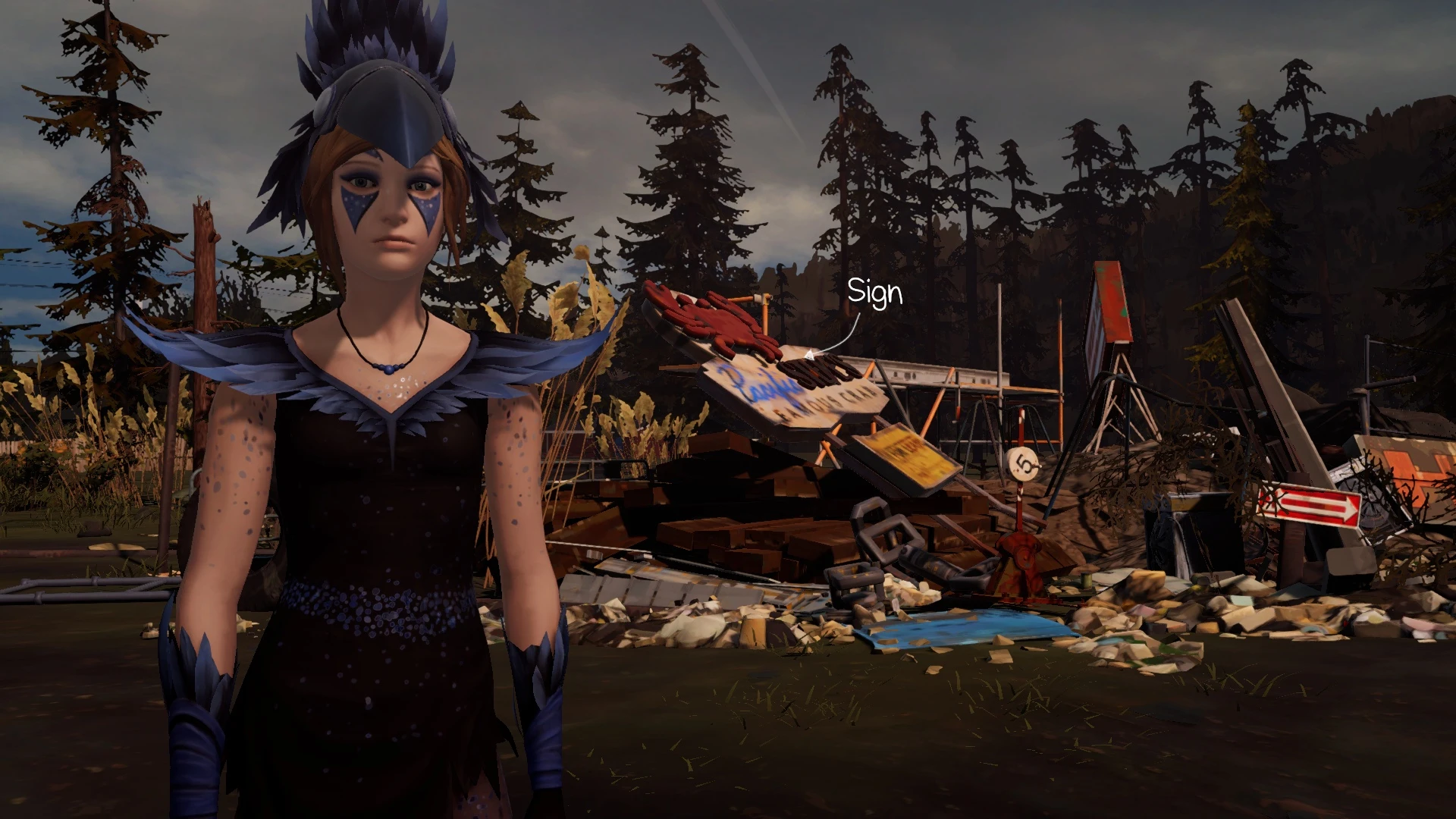 Life is Strange: Before the Storm "Играй в комтюме Ариэля (наряд Буря)"