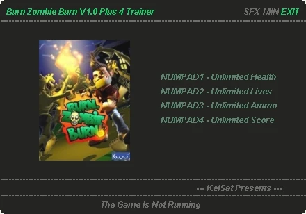 Burn Zombie Burn!: Трейнер (+4) [1.0] {KelSat}