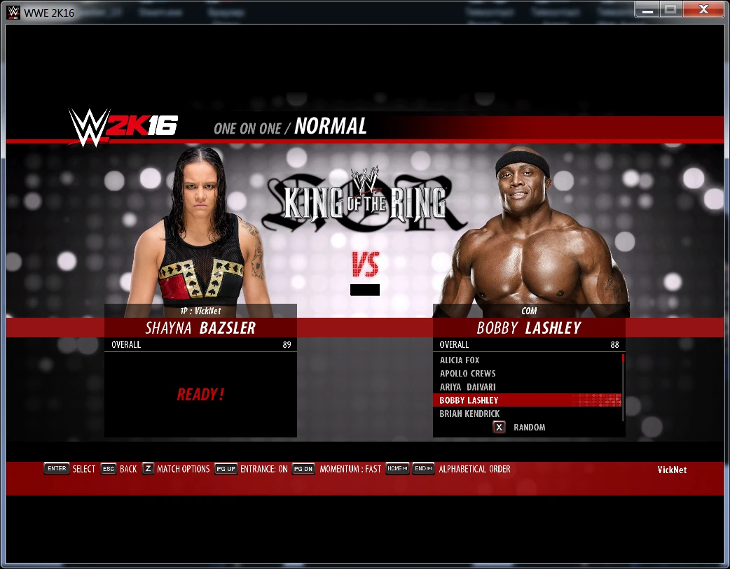 WWE 2k16 "Shayna, Lashley рендеры"