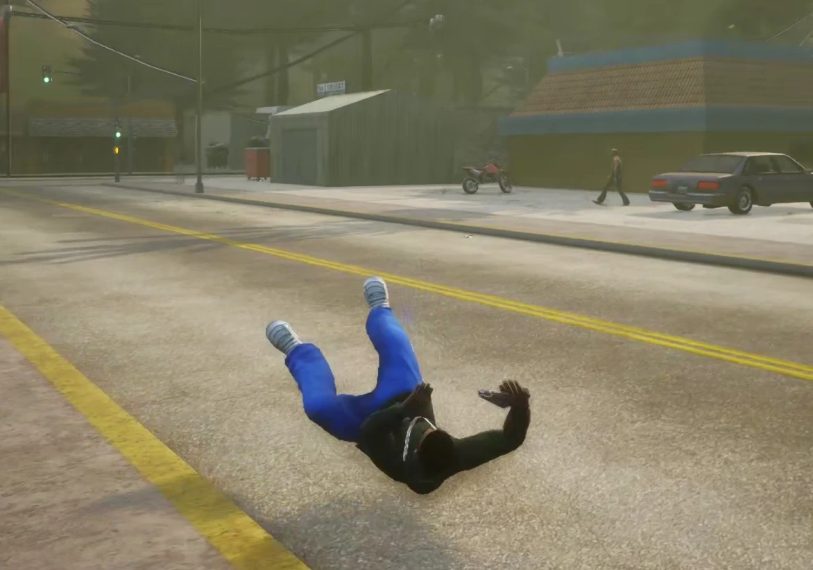 Grand Theft Auto: The Trilogy (San Andreas) "Новое передвижение для Си Джея"