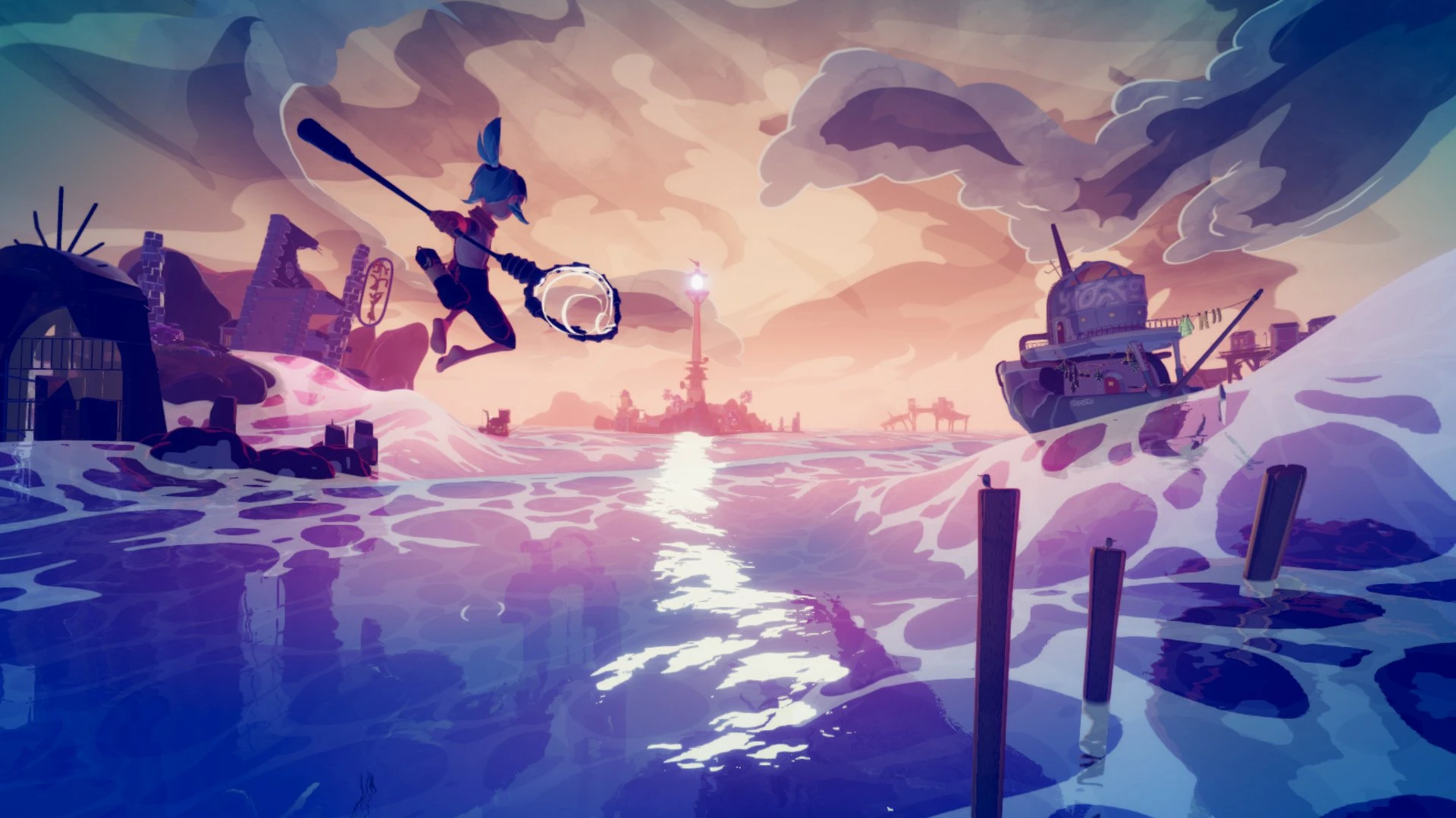 Новые видеоролики приключения Wavetale подробно рассказывают о сюжете и саундтреке