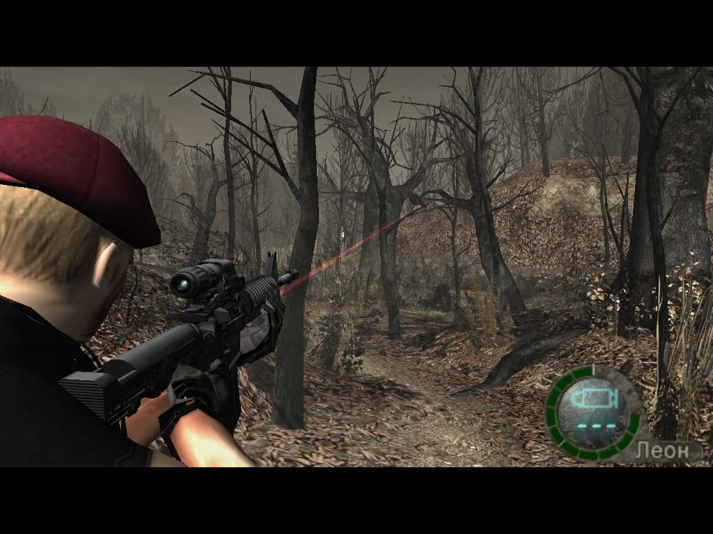 Resident Evil 4 "Замена  Чикагского пулемёта на М4А1"