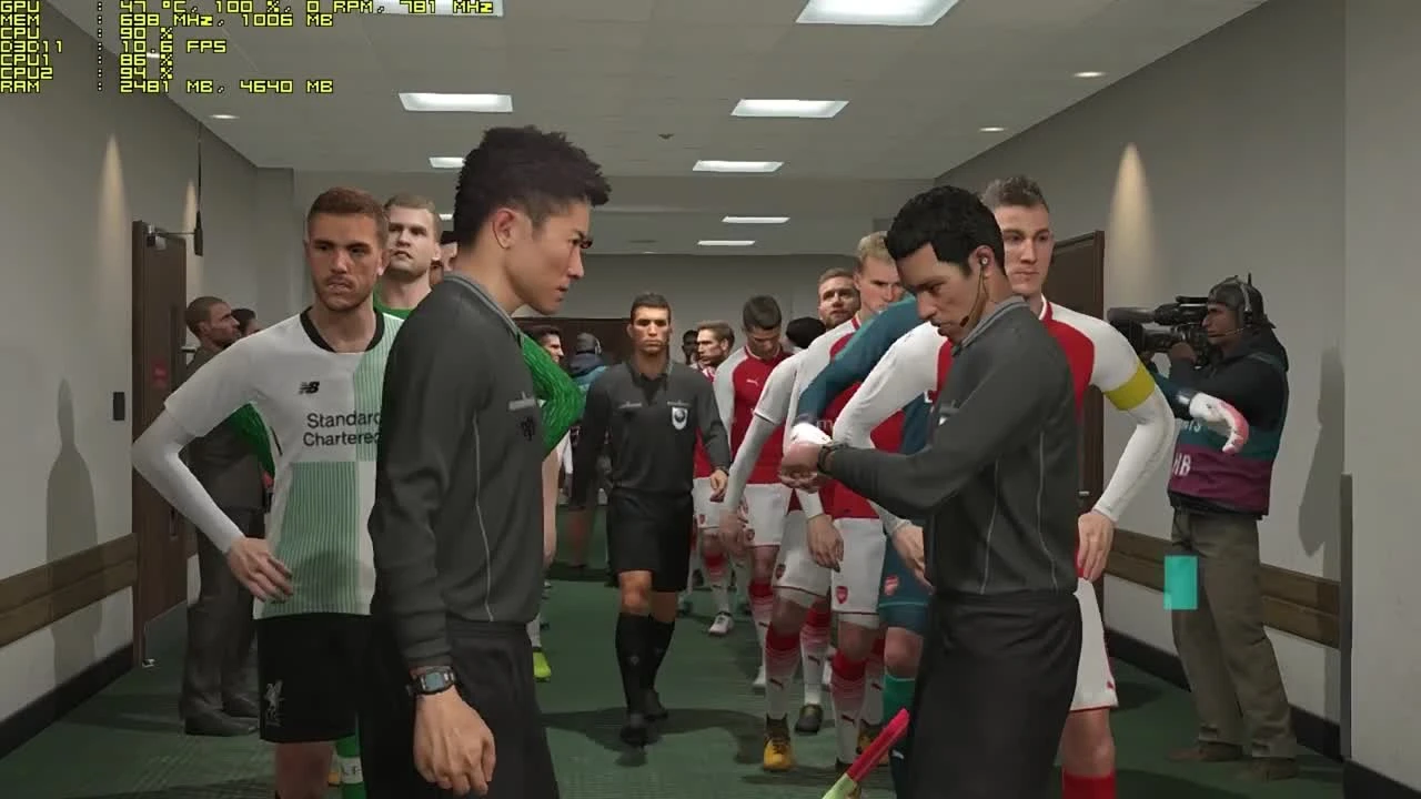 Тест PES 2018 на слабом ПК (2-6 Cores, 4-12 Ram, GeForce GT630(1 Gb)/Radeon HD 7870(2 Gb))