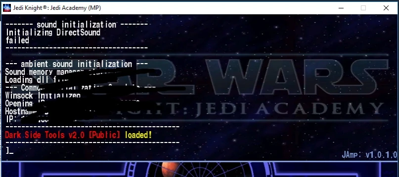 Star Wars: Jedi Knight - Jedi Academy: Чит-Мод/Cheat-Mode (Dark Side Tools [ESP, Aimbot, Auto-Pull, Multihack])